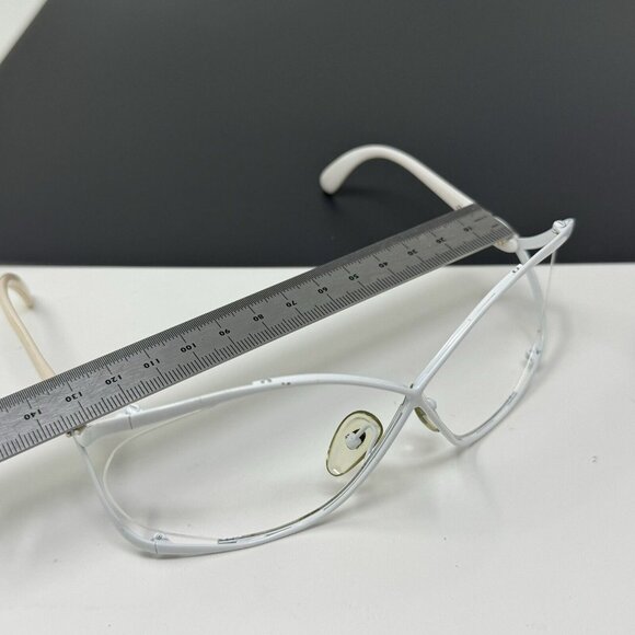 Christian Dior Vintage Sunglasses White 2056 70 Size 67mm No Lenses - Picture 11 of 16